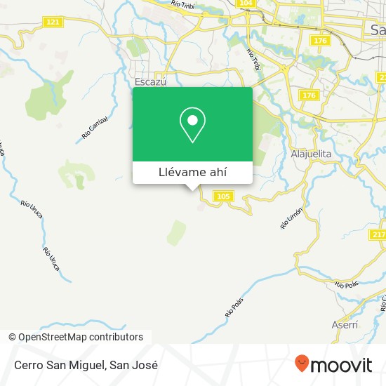 Mapa de Cerro San Miguel