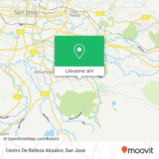 Mapa de Centro De Belleza Absalon
