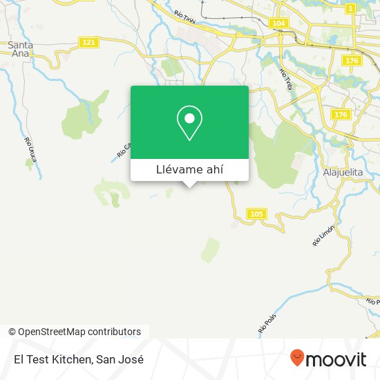 Mapa de El Test Kitchen