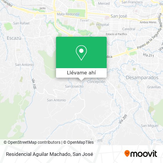 Mapa de Residencial Aguilar Machado