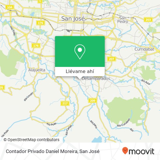Mapa de Contador Privado Daniel Moreira