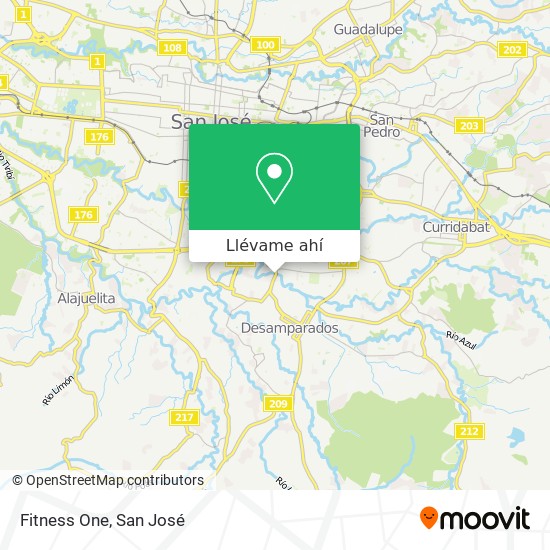 Mapa de Fitness One