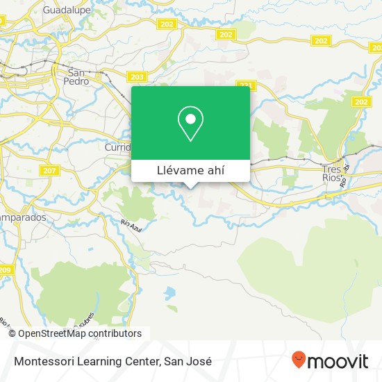 Mapa de Montessori Learning Center
