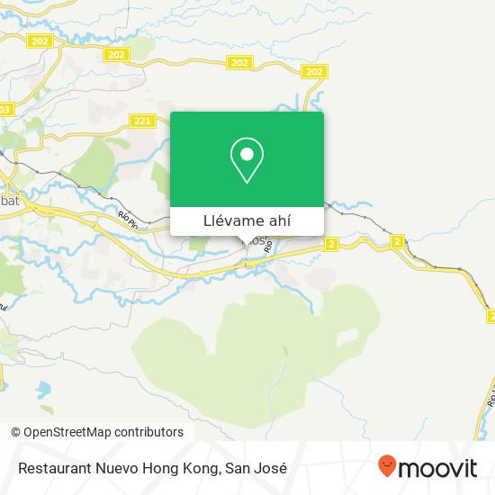 Mapa de Restaurant Nuevo Hong Kong