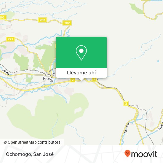 Mapa de Ochomogo