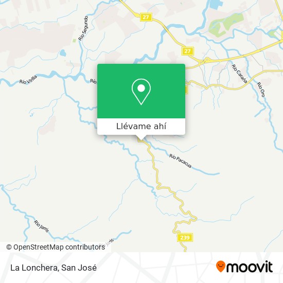 Mapa de La Lonchera