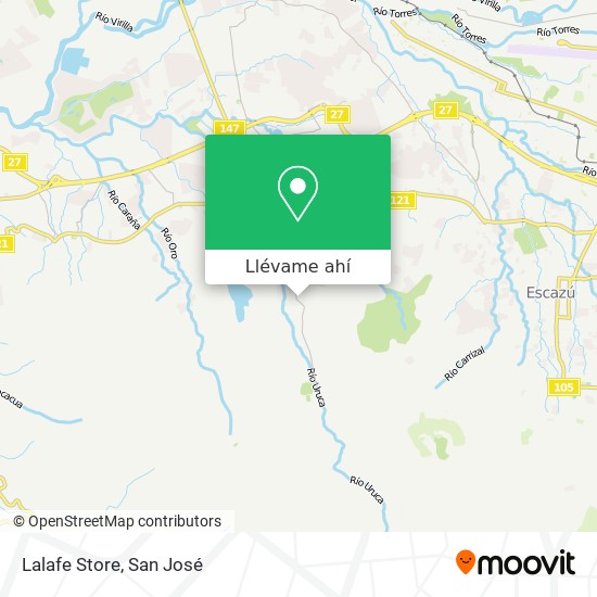 Mapa de Lalafe Store