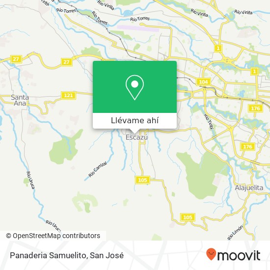 Mapa de Panaderia Samuelito