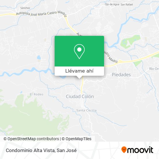 Mapa de Condominio Alta Vista
