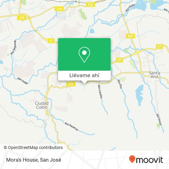 Mapa de Mora's House