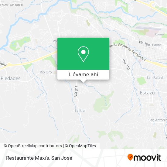 Mapa de Restaurante Maxi's