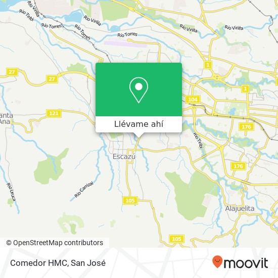 Mapa de Comedor HMC