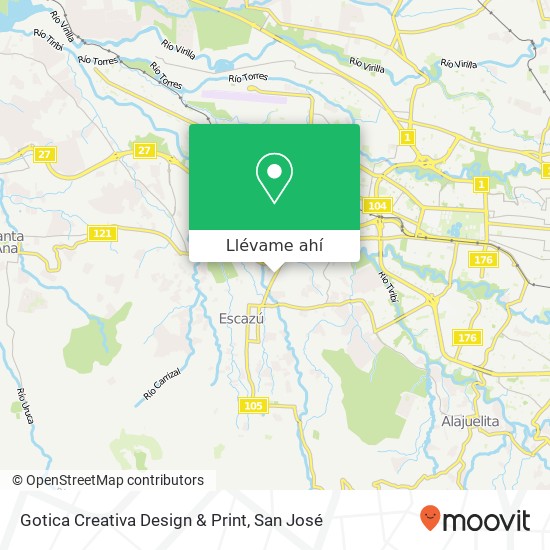 Mapa de Gotica Creativa Design & Print
