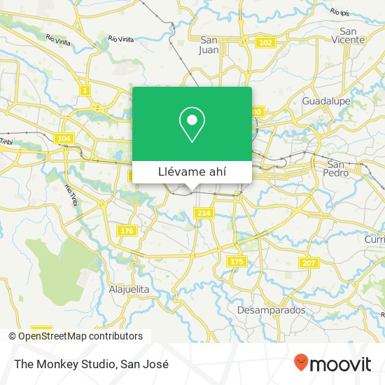 Mapa de The Monkey Studio