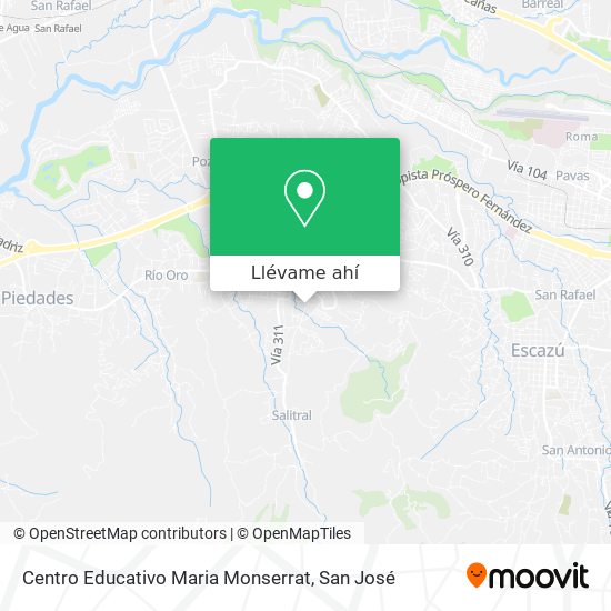 Mapa de Centro Educativo Maria Monserrat