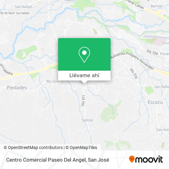Mapa de Centro Comercial Paseo Del Angel