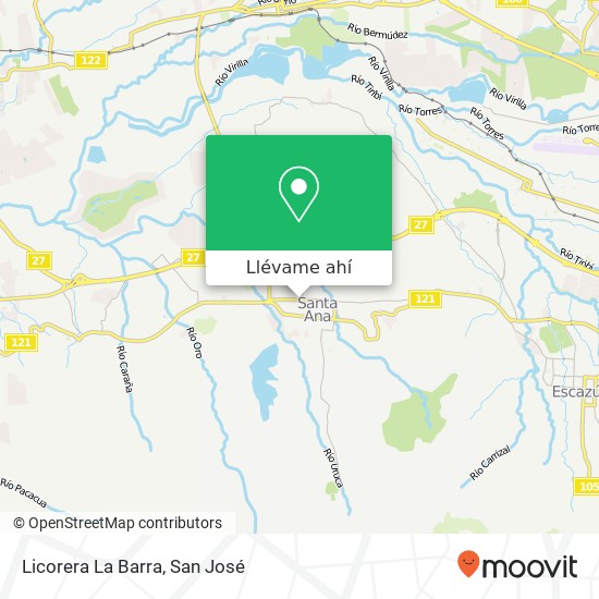 Mapa de Licorera La Barra