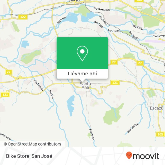 Mapa de Bike Store