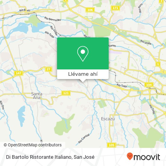 Mapa de Di Bartolo Ristorante Italiano