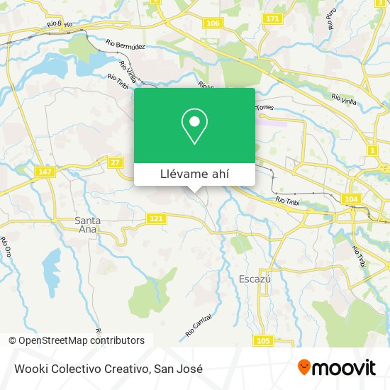 Mapa de Wooki Colectivo Creativo