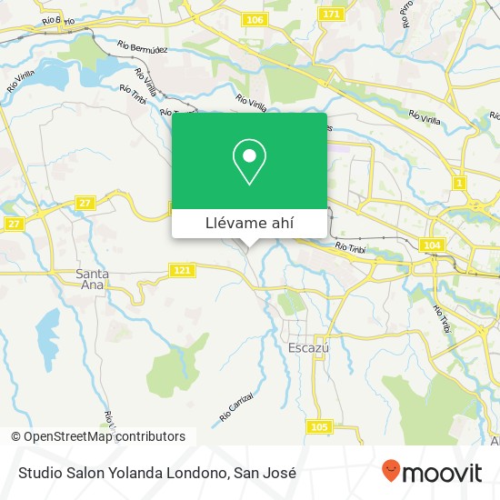Mapa de Studio Salon Yolanda Londono