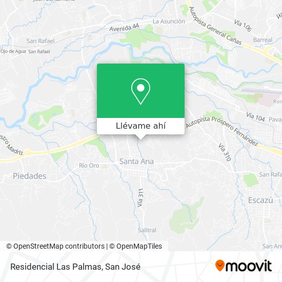 Mapa de Residencial Las Palmas