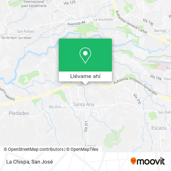 Mapa de La Chispa
