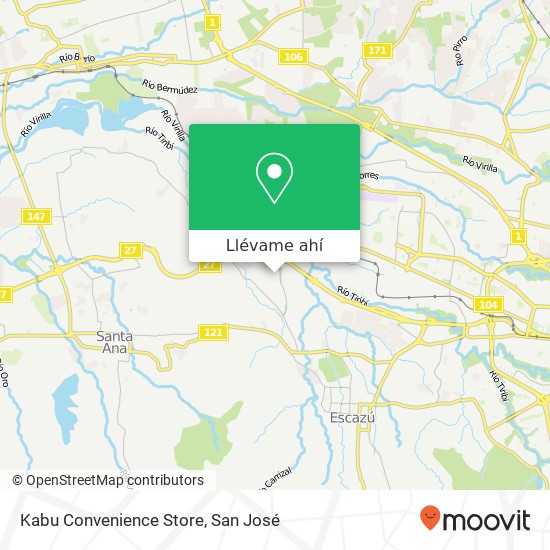 Mapa de Kabu Convenience Store