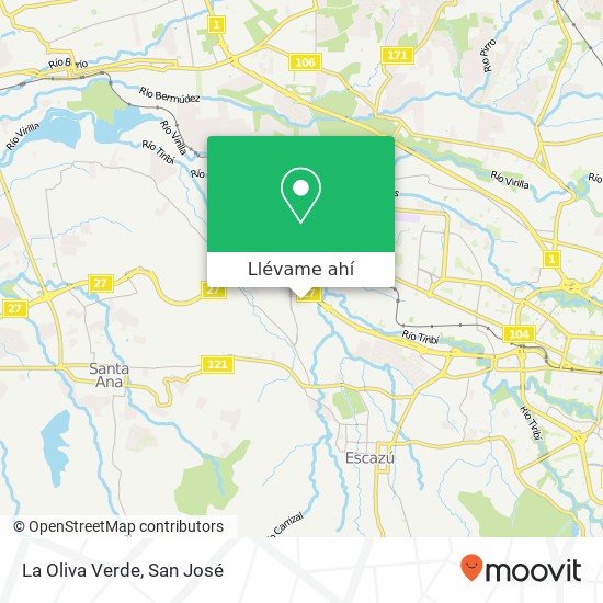 Mapa de La Oliva Verde