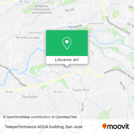 Mapa de Teleperformance AQUA building