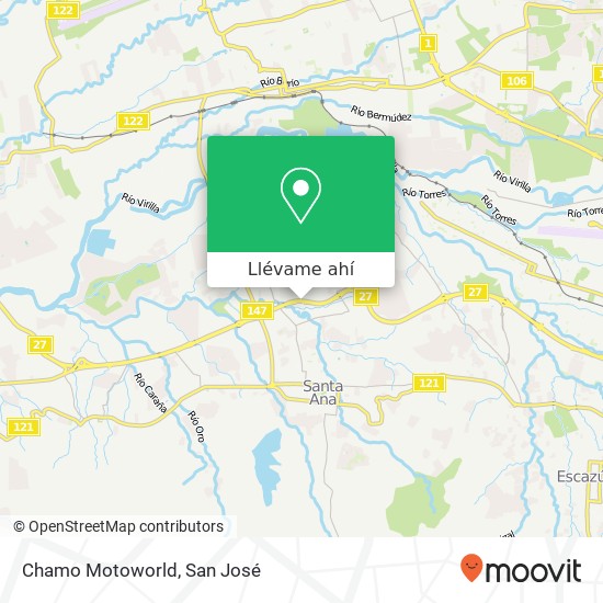 Mapa de Chamo Motoworld