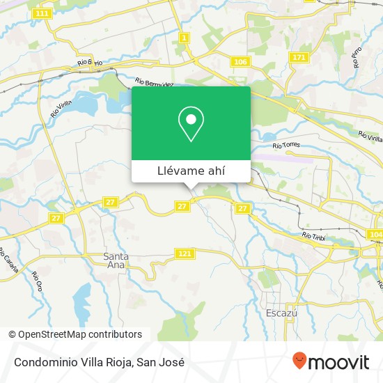 Mapa de Condominio Villa Rioja