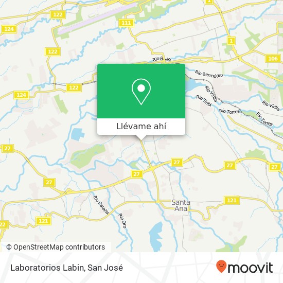 Mapa de Laboratorios Labin
