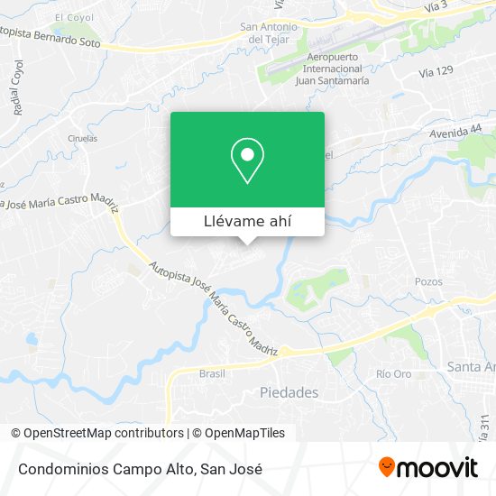 Mapa de Condominios Campo Alto