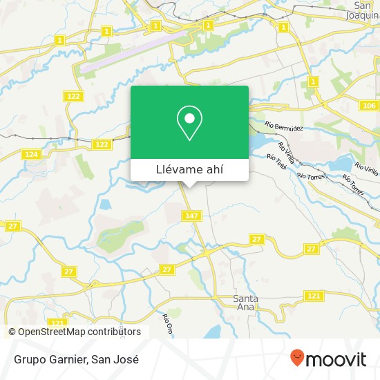 Mapa de Grupo Garnier
