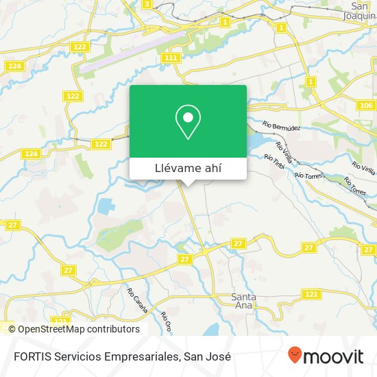 Mapa de FORTIS Servicios Empresariales