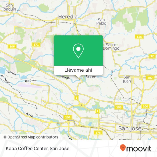 Mapa de Kaba Coffee Center