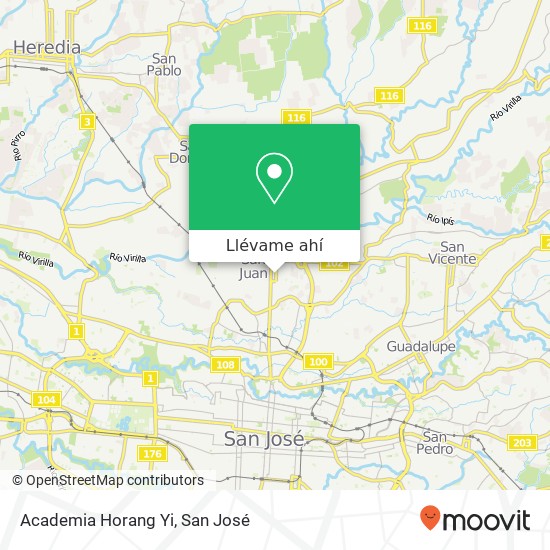 Mapa de Academia Horang Yi