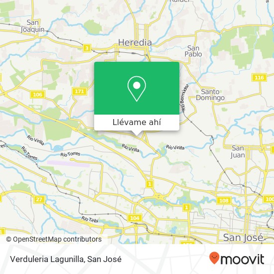 Mapa de Verduleria Lagunilla
