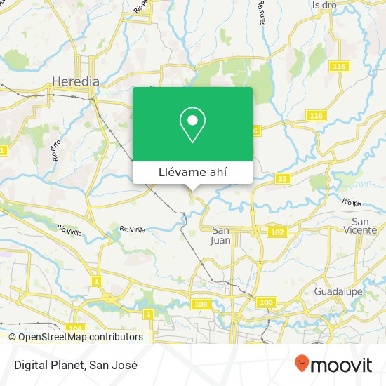 Mapa de Digital Planet