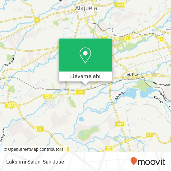 Mapa de Lakshmi Salon