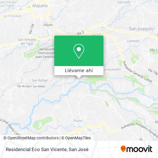 Mapa de Residencial Eco San Vicente