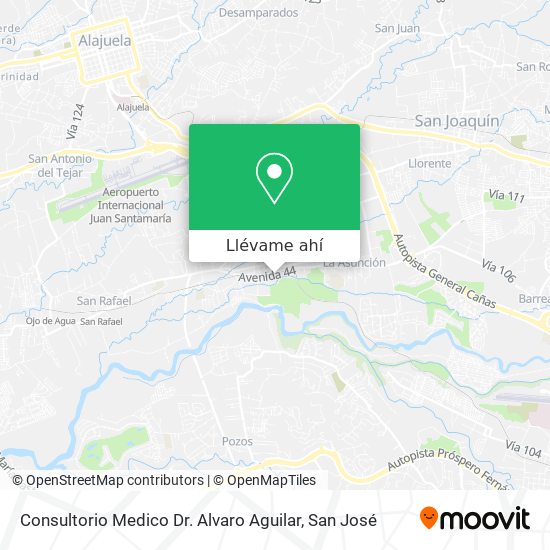 Mapa de Consultorio Medico Dr. Alvaro Aguilar