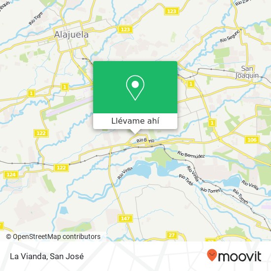 Mapa de La Vianda