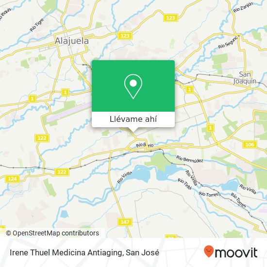 Mapa de Irene Thuel Medicina Antiaging