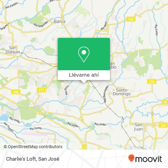 Mapa de Charlie's Loft