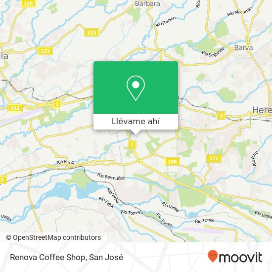 Mapa de Renova Coffee Shop