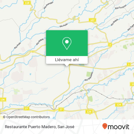 Mapa de Restaurante Puerto Madero