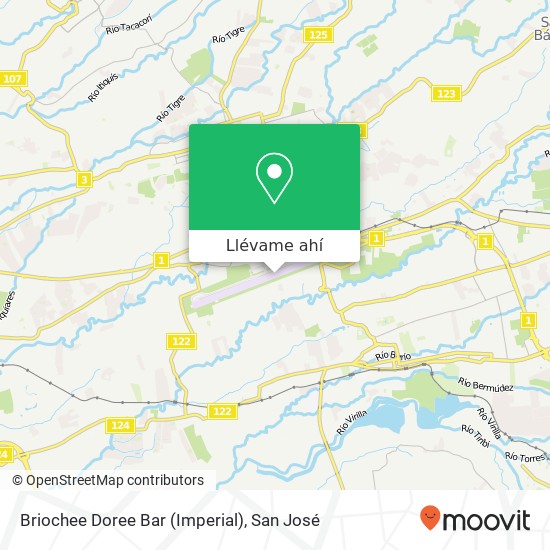 Mapa de Briochee Doree Bar (Imperial)