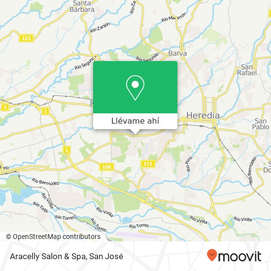 Mapa de Aracelly Salon & Spa